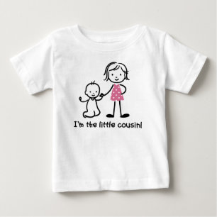 Petit chiffre T-shirts de bâton de cousin