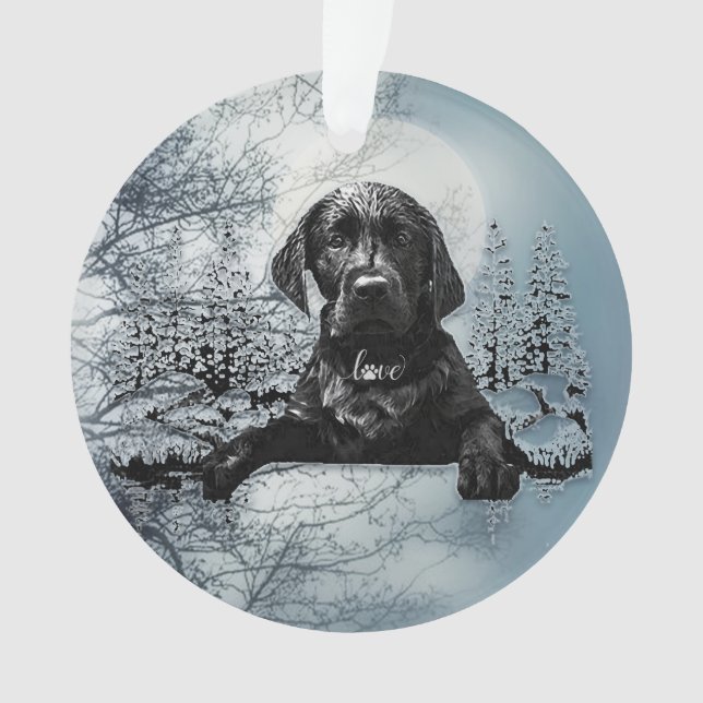 Petit chiot noir Labrador Retriever T-Shirt Thirt  (devant)