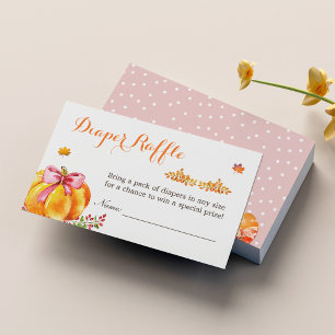 Petit Citrouille Automne Fille Baby shower Déchets