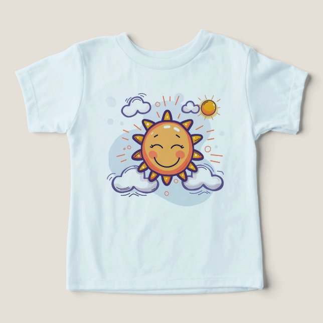 ☀️ Petit Coussin Bébé Sunshine (Design Recto)
