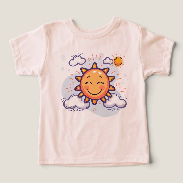 ☀️ Petit Coussin Bébé Sunshine (Design Recto)
