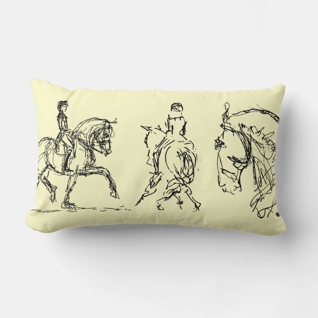 Petit Coussin de Dressage Horse (Recto)