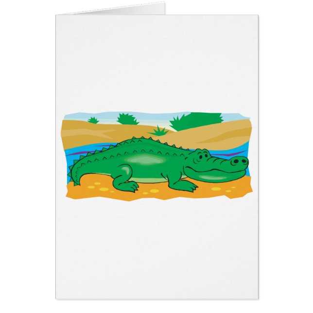 petit crocodile mignon (Devant)