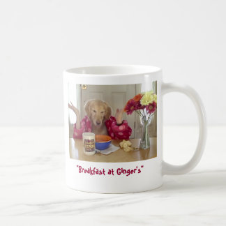 Petit déjeuner à la tasse du gingembre