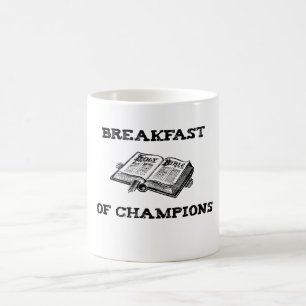 Petit déjeuner de tasse de champions