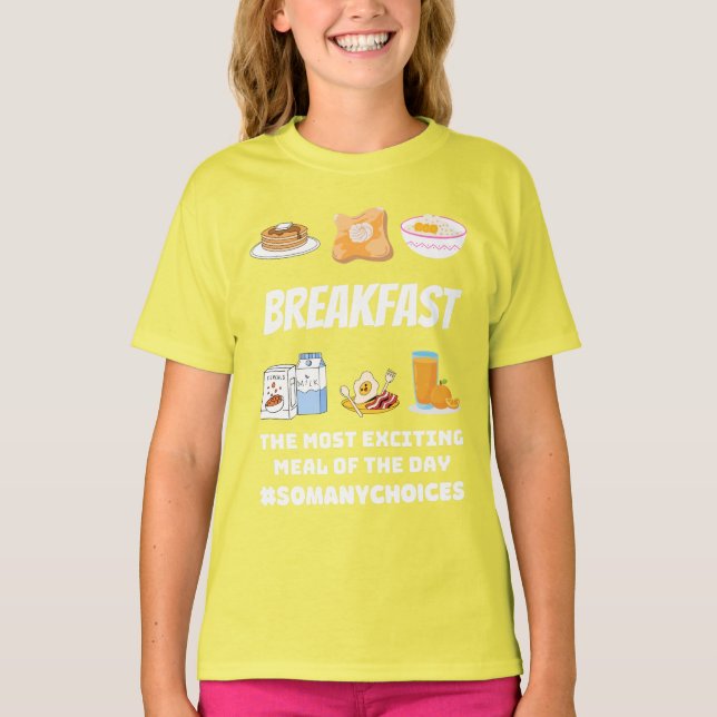 Petit-déjeuner passionnant T-shirt (Devant)