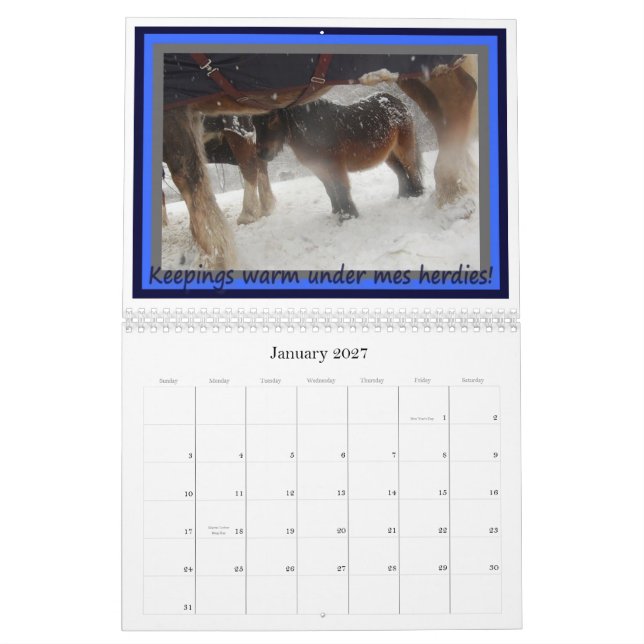 Petit gâteau le calendrier de Herdmaster (Jan 2027)
