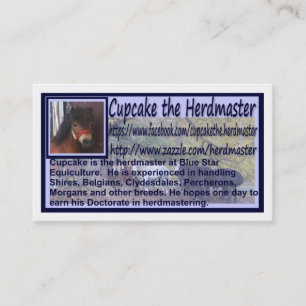 Petit gâteau les cartes de visite de Herdmaster