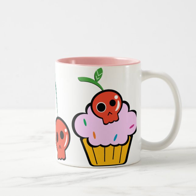 Petit gâteau mauvais et tasse mauvaise de Cherrys (Droit)