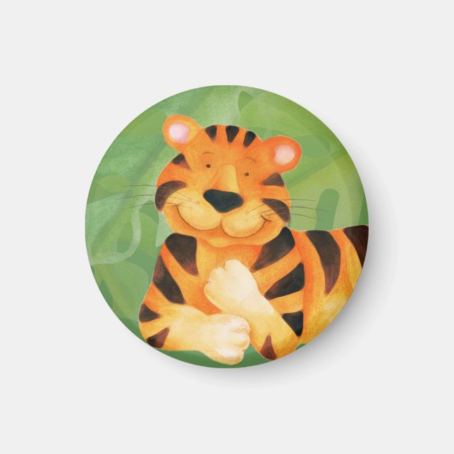 Petit gros tigre de chat aimant quotidien (Devant)