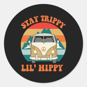 Petit Hippie Runder Aufkleber