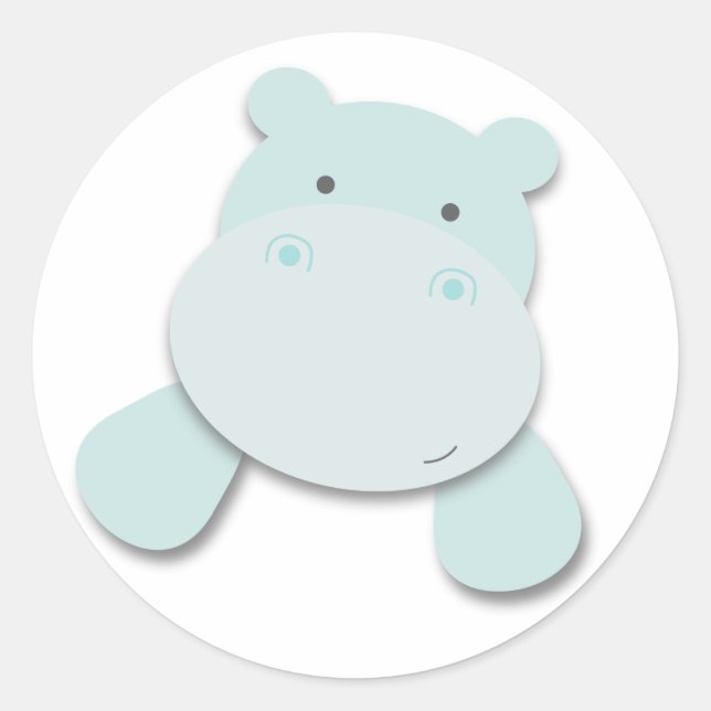 Petit Hippo | Stickers (Devant)