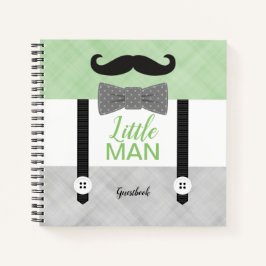 Petit homme vert gris bébé garçon douche livre d'i
