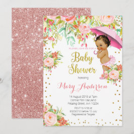Petit invitation de princesse baby shower