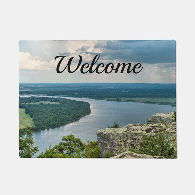 Petit Jean Cedar Creek Welcome Doormat Fußmatte (Vorderseite)