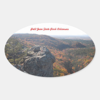 Petit Jean Staat Park Arkansas Ovaler Aufkleber