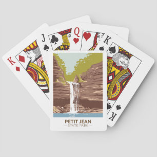 Petit Jean Staat Park Arkansas Vintag Spielkarten