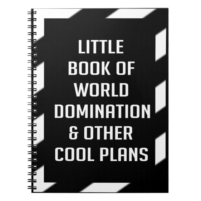 Petit Livre De Domination Mondiale Et Autres Plans (Devant)