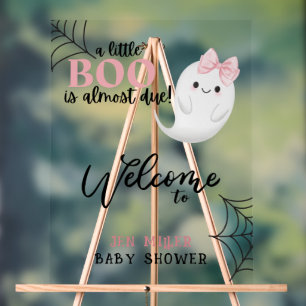 Petit livre d'Halloween Fantômes baby shower d'acc