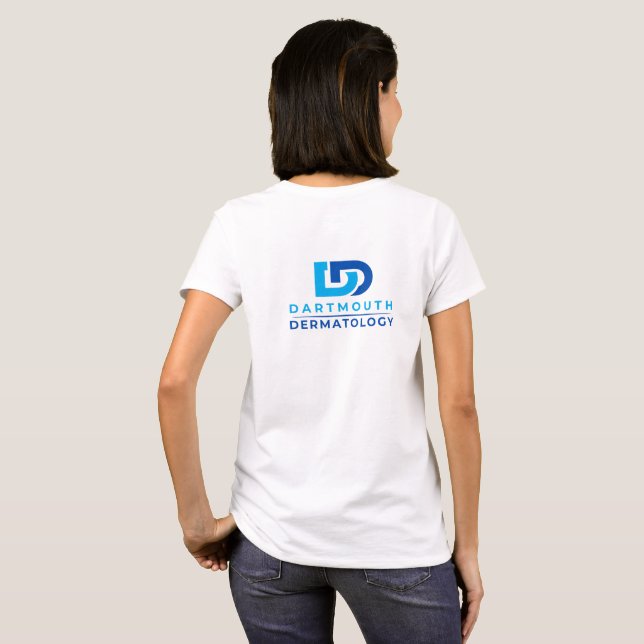 Petit logo T-shirt de base pour femmes (Dos entier)