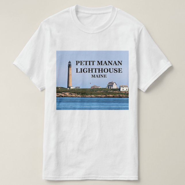 Petit Manan-Leuchtturm, Maine-T - Shirt (Design vorne)