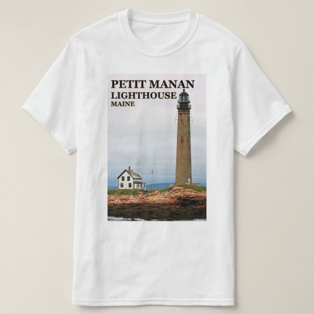 Petit Manan-Leuchtturm, Maine-T - Shirt (Design vorne)