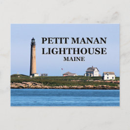 Petit Manan Lighthouse, Maine Postcard Postkarte