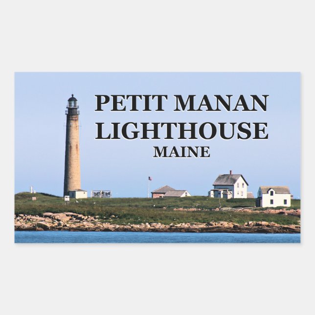 Petit Manan Lighthouse, Maine Stickers (Vorderseite)