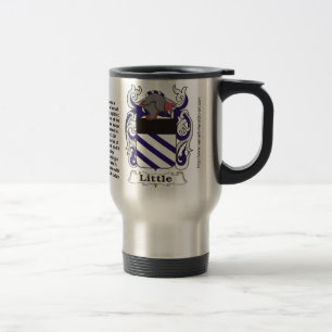 Petit manteau de famille des bras sur une tasse de