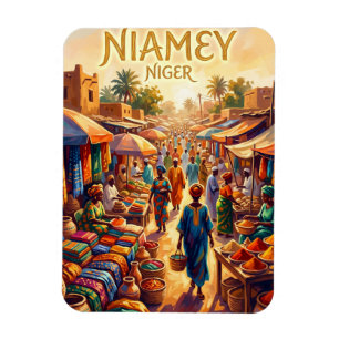 Petit Marché Niger Magnet