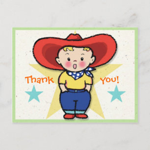 Petit Merci Cowboy ! Carte