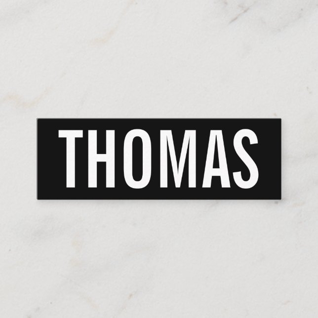 Petit modèle de carte de visite moderne. (Devant)