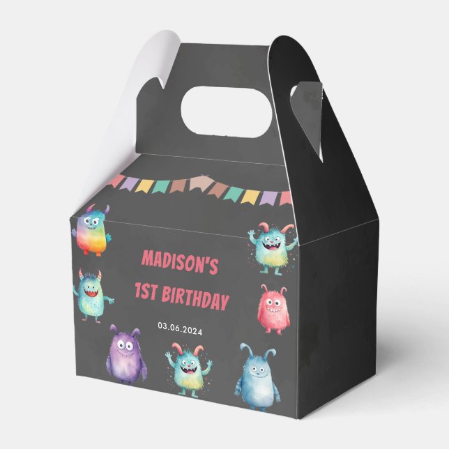 Petit Monster Thématique Anniversaire Ballotins de (Verso)