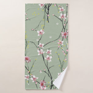petit motif de fleurs rouge et jaune sur dossier v