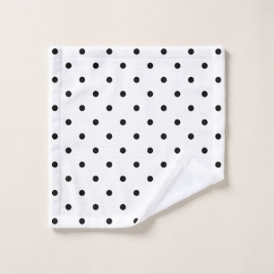 Petit motif de pois : Noir et blanc