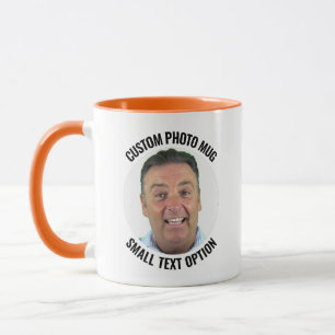 Petit Mug Photo Personnalisé Combo ORANGE