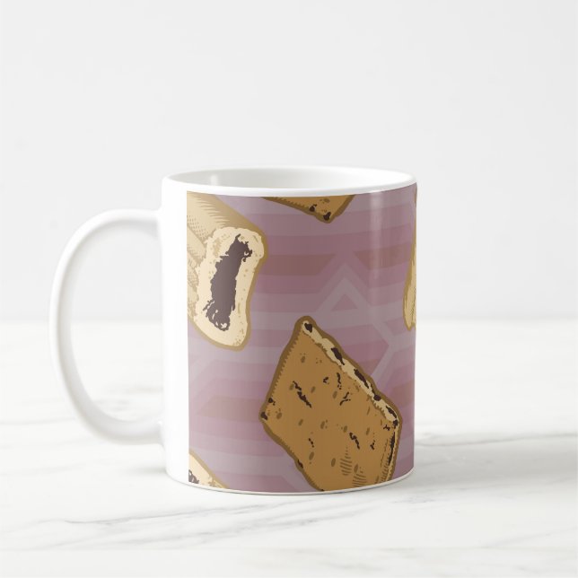 Petit pain de figue/Garibaldi - tasse de thé (Gauche)