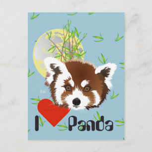 Petit panda (Ailurus fulgens) carte postale