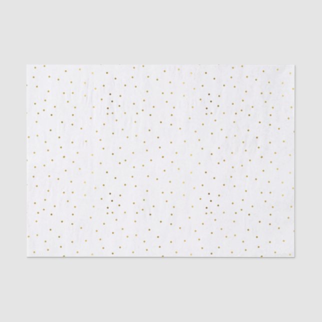 Petit papier de soie de soie goldtone de point de (Recto)