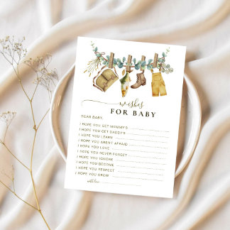 Petit pêcheur veut pour la carte bébé