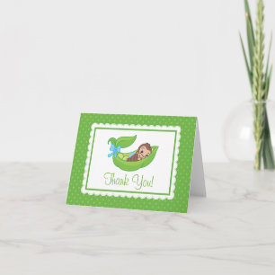 Petit Petit Petit Singe Doux Pois Pod Merci Carte 