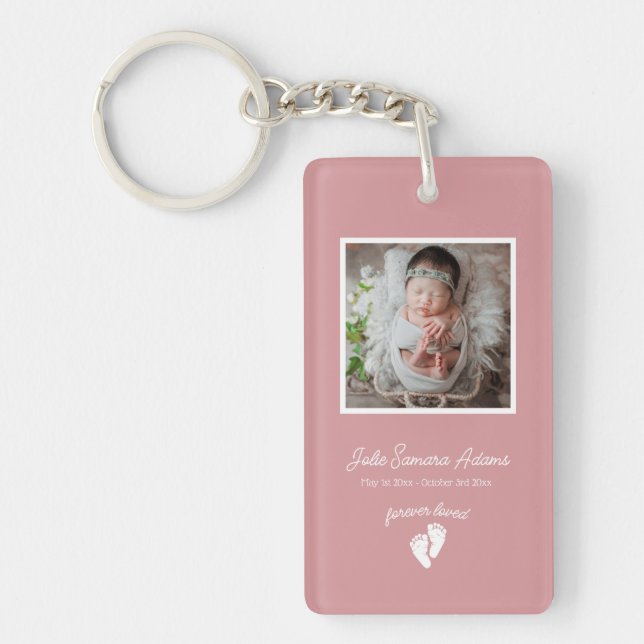 Petit Pieds Baby Memorial Photo Favoriser (Devant)