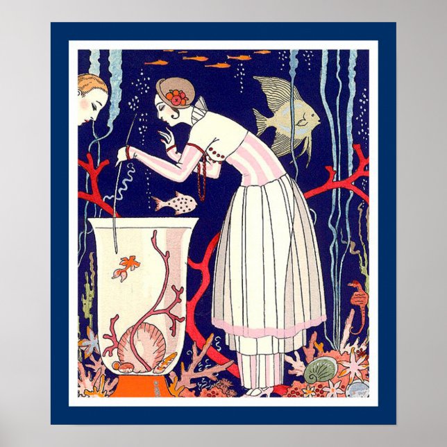 PETIT POISSON ÉTONNANT, MODE DE BEAUTÉ ART DÉCO (Devant)