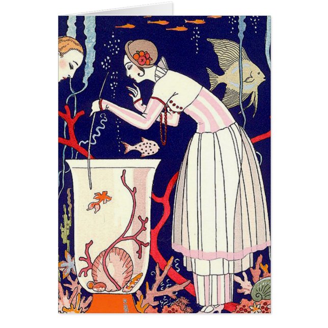 PETIT POISSON ÉTONNANT, MODE DE BEAUTÉ ART DÉCO (Devant)