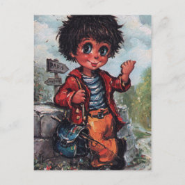 Petit Poulbot stop Postkarte