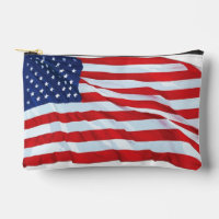 Petit sac accessoire pochette drapeau États-Unis p