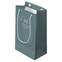 60e anniversaire personnalisé vert