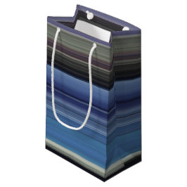 Petit Sac Cadeau Abstract #1: Blue and grey