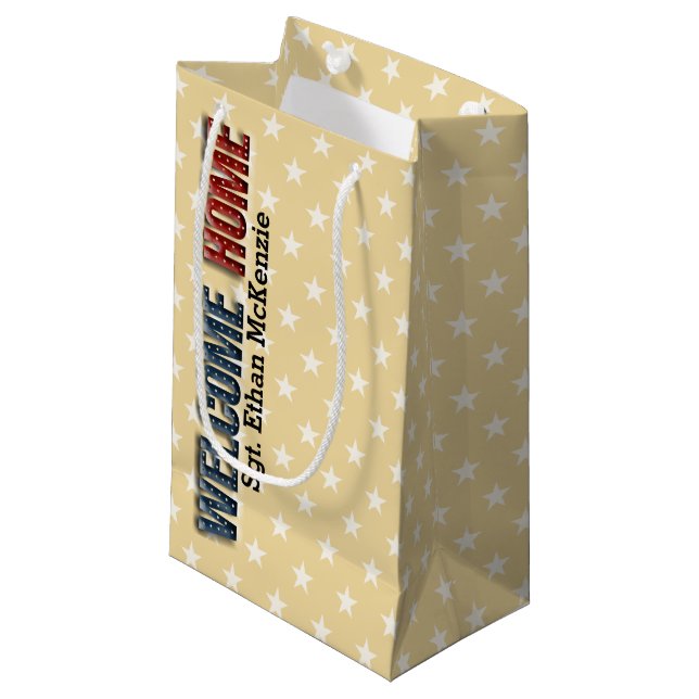 Petit Sac Cadeau Accueil militaire (Devant Angle)