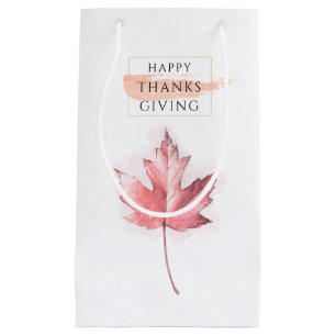 Petit Sac Cadeau Action de grâce élégante et tendance